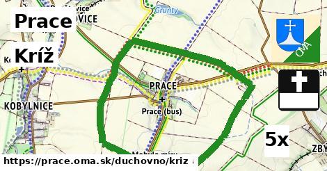 Kríž, Prace