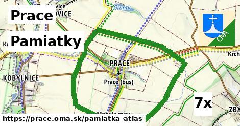 pamiatky v Prace