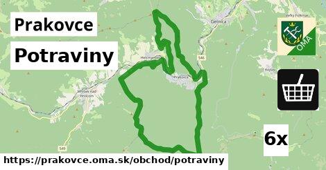 Potraviny, Prakovce