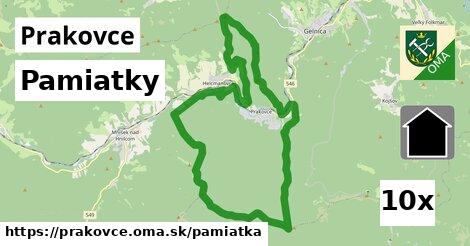 pamiatky v Prakovce