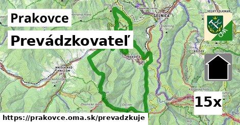 prevádzkovateľ v Prakovce