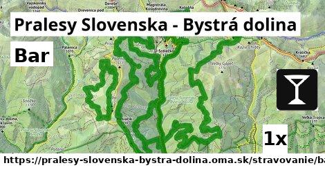 Bar, Pralesy Slovenska - Bystrá dolina