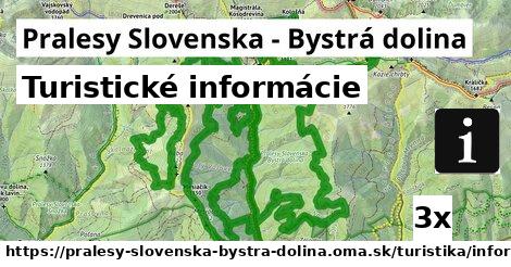 Turistické informácie, Pralesy Slovenska - Bystrá dolina
