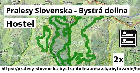 hostel v Pralesy Slovenska - Bystrá dolina