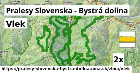 Vlek, Pralesy Slovenska - Bystrá dolina