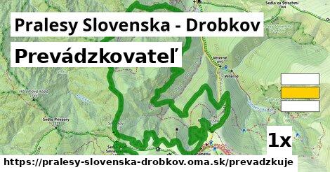 prevádzkovateľ v Pralesy Slovenska - Drobkov