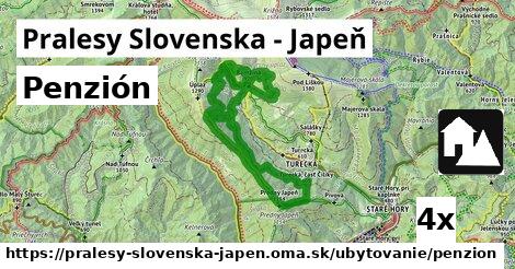 Penzión, Pralesy Slovenska - Japeň