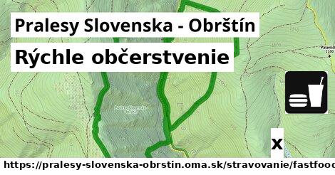 Všetky body v Pralesy Slovenska - Obrštín