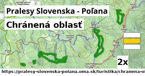 chránená oblasť v Pralesy Slovenska - Poľana