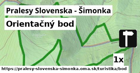 Orientačný bod, Pralesy Slovenska - Šimonka