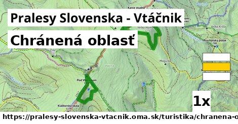 chránená oblasť v Pralesy Slovenska - Vtáčnik