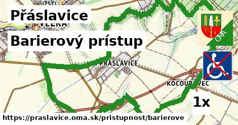 Barierový prístup, Přáslavice