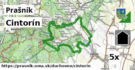 Cintorín, Prašník