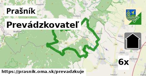 prevádzkovateľ v Prašník