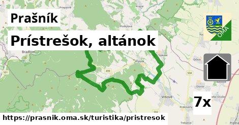 Prístrešok, altánok, Prašník