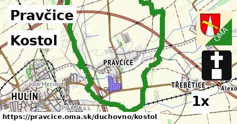 Kostol, Pravčice