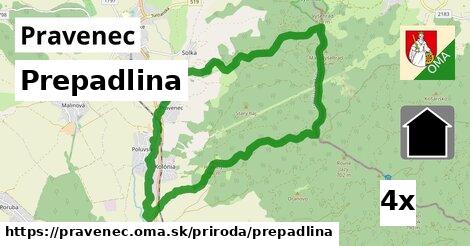 Prepadlina, Pravenec