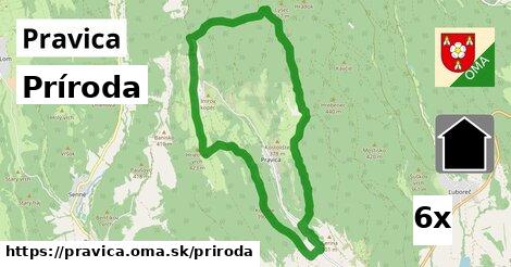 príroda v Pravica