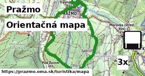 Orientačná mapa, Pražmo