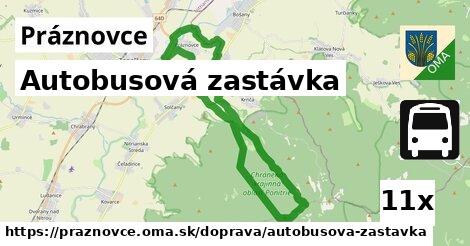 Autobusová zastávka, Práznovce