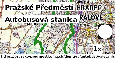 Autobusová stanica, Pražské Předměstí