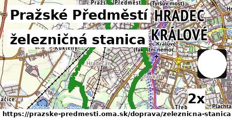 železničná stanica, Pražské Předměstí