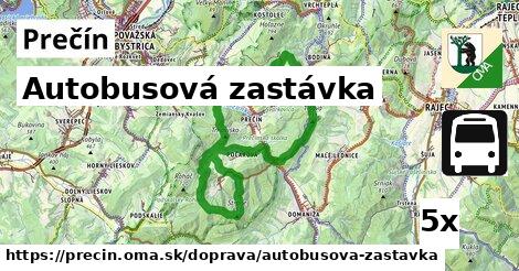 Autobusová zastávka, Prečín