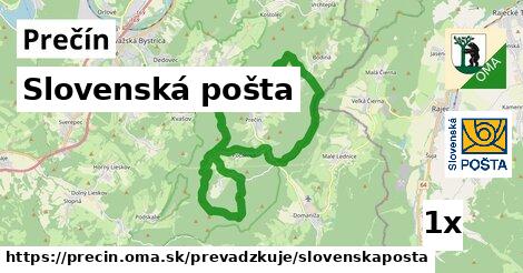 Slovenská pošta, Prečín