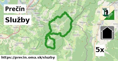 služby v Prečín