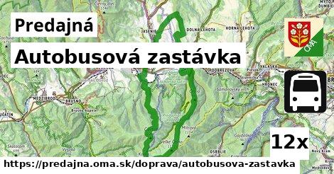 Autobusová zastávka, Predajná