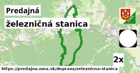 železničná stanica, Predajná