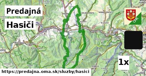 Hasiči, Predajná