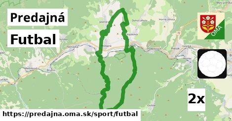 Futbal, Predajná