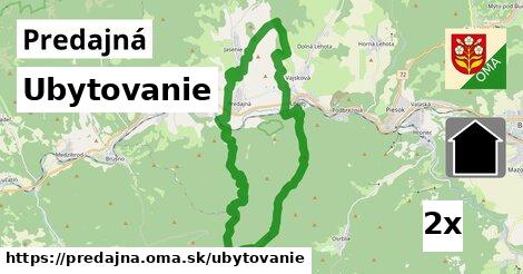 ubytovanie v Predajná