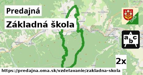 Základná škola, Predajná