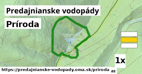 príroda v Predajnianske vodopády