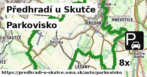 parkovisko v Předhradí u Skutče