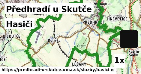 hasiči v Předhradí u Skutče