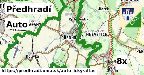auto v Předhradí