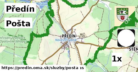 Pošta, Předín