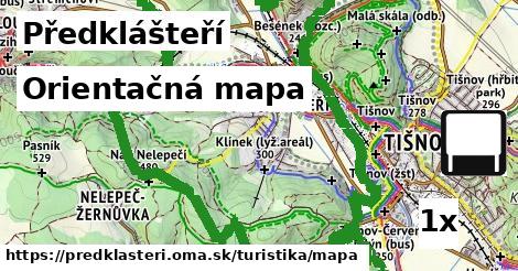 Orientačná mapa, Předklášteří