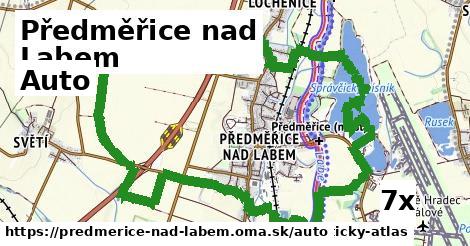 auto v Předměřice nad Labem