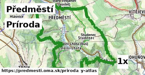 príroda v Předměstí