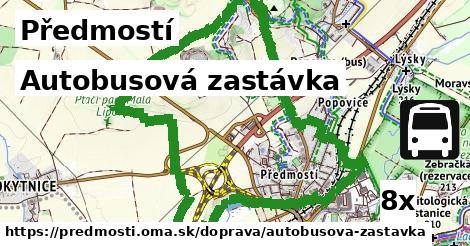 Autobusová zastávka, Předmostí