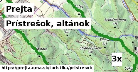 Prístrešok, altánok, Prejta