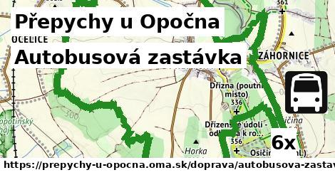 Autobusová zastávka, Přepychy u Opočna