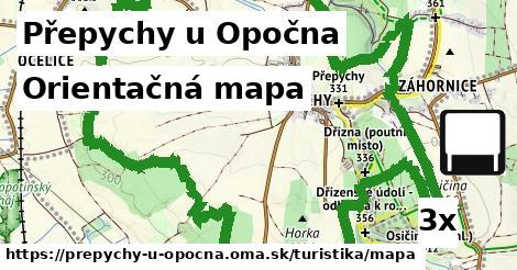 Orientačná mapa, Přepychy u Opočna