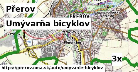 umývarňa bicyklov v Přerov