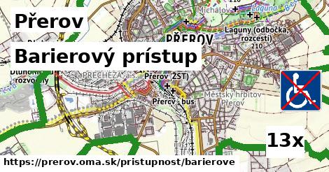 barierový prístup v Přerov