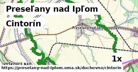 cintorín v Preseľany nad Ipľom